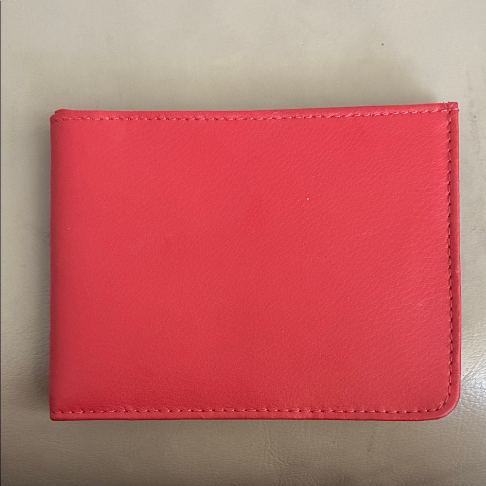 Elegant RFID Red Women's Wallet